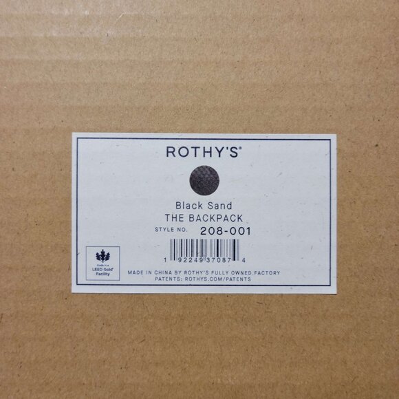 Rothy's Black Checkered Backpack - Picture 6 of 6